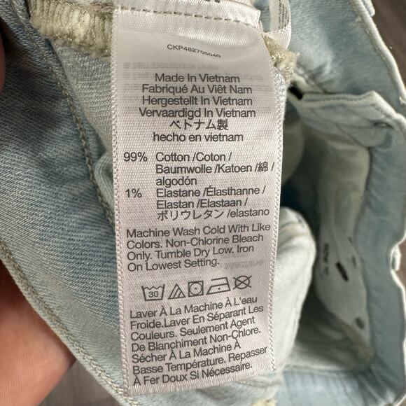 Madewell Perfect Vintage Chestnut Light Wash Jeans US Women's 24T New - Picture 6 of 8